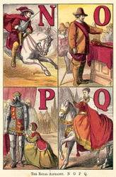 Das königliche Alphabet, N, O, P, Q